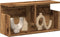 vidaXL - Wandkast - 60x20x30 - cm - bewerkt - hout - oud - houtkleurig