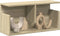 vidaXL - Wandkast - 60x20x30 - cm - bewerkt - hout - sonoma - eikenkleurig