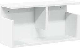 vidaXL - Wandkast - 60x20x30 - cm - bewerkt - hout - wit