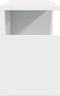 vidaXL - Wandkast - 60x20x30 - cm - bewerkt - hout - wit
