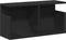 vidaXL - Wandkast - 60x20x30 - cm - bewerkt - hout - zwart