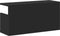 vidaXL - Wandkast - 60x20x30 - cm - bewerkt - hout - zwart
