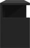 vidaXL - Wandkast - 60x20x30 - cm - bewerkt - hout - zwart