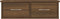 vidaXL - Wandkast - 60x26x18,5 - cm - bewerkt - hout - bruin - eikenkleur
