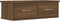 vidaXL - Wandkast - 60x26x18,5 - cm - bewerkt - hout - bruin - eikenkleur