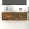 vidaXL - Wandkast - 60x26x18,5 - cm - bewerkt - hout - gerookt - eikenkleurig