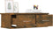 vidaXL - Wandkast - 60x26x18,5 - cm - bewerkt - hout - gerookt - eikenkleurig