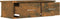 vidaXL - Wandkast - 60x26x18,5 - cm - bewerkt - hout - gerookt - eikenkleurig