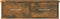 vidaXL - Wandkast - 60x26x18,5 - cm - bewerkt - hout - gerookt - eikenkleurig