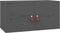 vidaXL - Wandkast - 60x30x30 - cm - massief - grenenhout - grijs