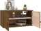 vidaXL - Wandkast - 60x30x30 - cm - massief - grenenhout - honingbruin