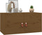 vidaXL - Wandkast - 60x30x30 - cm - massief - grenenhout - honingbruin
