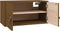 vidaXL - Wandkast - 60x30x30 - cm - massief - grenenhout - honingbruin