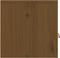 vidaXL - Wandkast - 60x30x30 - cm - massief - grenenhout - honingbruin