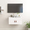 vidaXL - Wandkast - 60x30x30 - cm - massief - grenenhout - wit