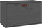 vidaXL - Wandkast - 60x30x35 - cm - massief - grenenhout - grijs