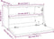 vidaXL - Wandkast - 60x30x35 - cm - massief - grenenhout - grijs
