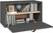 vidaXL - Wandkast - 60x30x35 - cm - massief - grenenhout - grijs