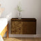 vidaXL - Wandkast - 60x30x35 - cm - massief - grenenhout - honingbruin