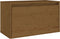 vidaXL - Wandkast - 60x30x35 - cm - massief - grenenhout - honingbruin