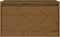 vidaXL - Wandkast - 60x30x35 - cm - massief - grenenhout - honingbruin