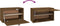 vidaXL - Wandkast - 60x30x35 - cm - massief - grenenhout - honingbruin