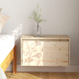 vidaXL - Wandkast - 60x30x35 - cm - massief - grenenhout