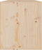 vidaXL - Wandkast - 60x30x35 - cm - massief - grenenhout