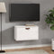 vidaXL - Wandkast - 60x30x35 - cm - massief - grenenhout - wit
