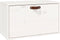 vidaXL - Wandkast - 60x30x35 - cm - massief - grenenhout - wit
