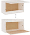 vidaXL - Wandkast - 60x30x35 - cm - massief - grenenhout - wit