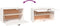 vidaXL - Wandkast - 60x30x35 - cm - massief - grenenhout - wit