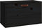 vidaXL - Wandkast - 60x30x35 - cm - massief - grenenhout - zwart
