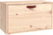 vidaXL - Wandkast - 60x30x35 - cm - massief - grenenhout - zwart