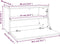 vidaXL - Wandkast - 60x30x35 - cm - massief - grenenhout - zwart