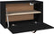 vidaXL - Wandkast - 60x30x35 - cm - massief - grenenhout - zwart