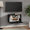 vidaXL - Wandkast - 60x30x35 - cm - massief - grenenhout - zwart