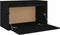 vidaXL - Wandkast - 60x30x35 - cm - massief - grenenhout - zwart