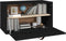 vidaXL - Wandkast - 60x30x35 - cm - massief - grenenhout - zwart