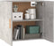 vidaXL - Wandkast - 60x30x60 - cm - bewerkt - hout - betongrijs