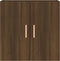 vidaXL - Wandkast - 60x30x60 - cm - bewerkt - hout - bruin - eikenkleur
