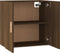 vidaXL - Wandkast - 60x30x60 - cm - bewerkt - hout - bruin - eikenkleur