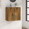vidaXL - Wandkast - 60x30x60 - cm - bewerkt - hout - gerookt - eikenkleurig