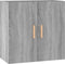 vidaXL - Wandkast - 60x30x60 - cm - bewerkt - hout - grijs - sonoma - eikenkleurig
