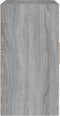 vidaXL - Wandkast - 60x30x60 - cm - bewerkt - hout - grijs - sonoma - eikenkleurig