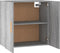 vidaXL - Wandkast - 60x30x60 - cm - bewerkt - hout - grijs - sonoma - eikenkleurig
