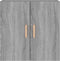 vidaXL - Wandkast - 60x30x60 - cm - bewerkt - hout - grijs - sonoma - eikenkleurig