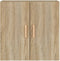 vidaXL - Wandkast - 60x30x60 - cm - bewerkt - hout - sonoma - eikenkleurig
