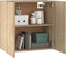 vidaXL - Wandkast - 60x30x60 - cm - bewerkt - hout - sonoma - eikenkleurig