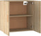 vidaXL - Wandkast - 60x30x60 - cm - bewerkt - hout - sonoma - eikenkleurig